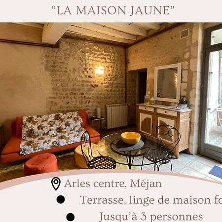 "La Maison Jaune" Arles Centre Terrasse Exteriér fotografie